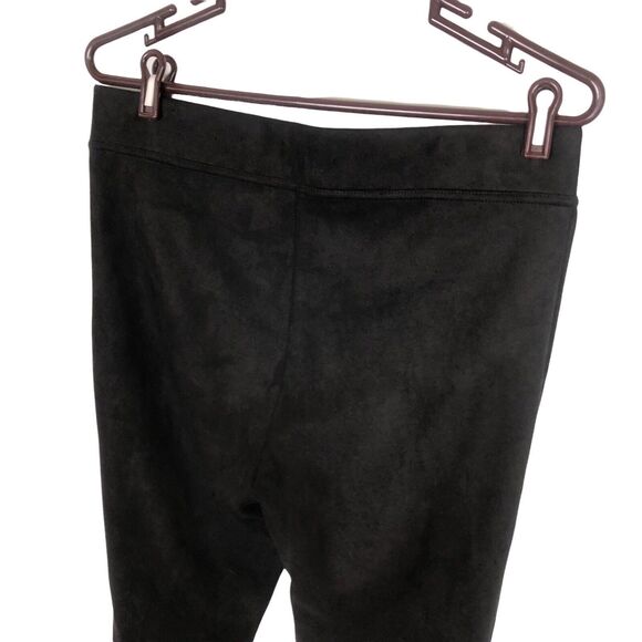 Andrew Marc Black Leggings Faux Suede Women's Size Medium - Picture 5 of 6